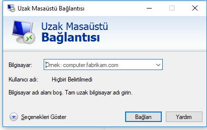 RDP (Remote Desktop Connection, Uzak Masaüstü) Bağlantısı Nasıl Yapılır?