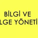 Bilgi ve Belge Yönetimi Taban Puanları