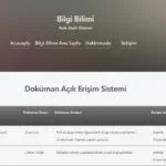 Bilgi Bilimi Açık Öğrenme (Arşiv) Sistemi