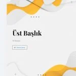 Admin Panelli Ücretsiz CV Teması İndir
